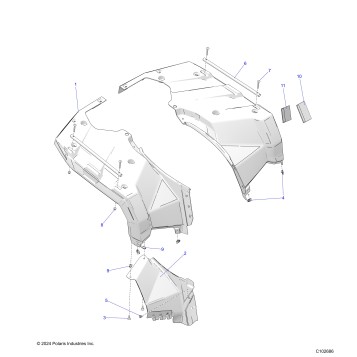 BODY, REAR CAB - A25SEZ57AG/BG (C102686)