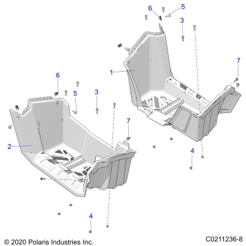 BODY, FOOTWELLS - A24SHR57AM (C0211236-8)