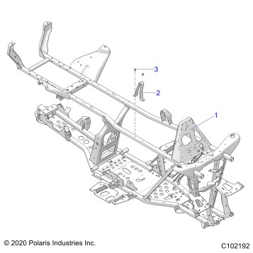 CHASSIS, FRAME - A21SDE57B4 (C102192)