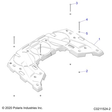 BODY, REAR RACK - A21SHD57A9 (C102310-1)