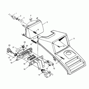 HEADLIGHT ASSEMBLY  2X4 300 W957530 (4930053005A014)