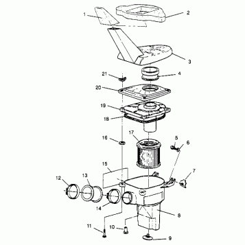 AIR BOX ASSEMBLY  2X4 300 W957530 (4930053005B001)