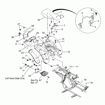 REAR CAB ASSEMBLY 2x4 400L W957540 (4930093009A006)