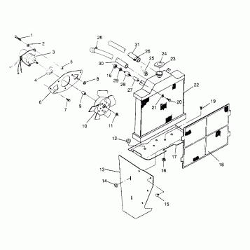 COOLING SYSTEM 2x4 400L W957540 (4930093009A010)