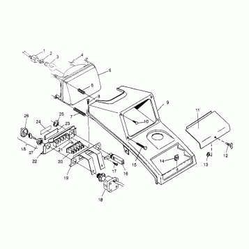 HEADLIGHT ASSEMBLY  2x4 400L W957540 (4930093009A014)