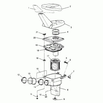 AIR BOX ASSEMBLY 2x4 400L W957540 (4930093009A015)