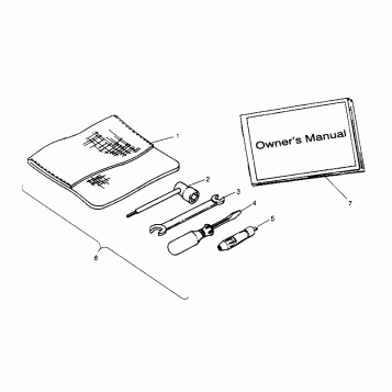 TOOL KIT ASSEMBLY  2x4 400L W957540 (4930093009C006)