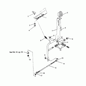 SHIFT LINKAGE ASSEMBLY Sport 400L W958540 (4930133013C003)