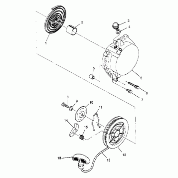 RECOIL STARTER Sport 400L W958540 (4930133013C014)