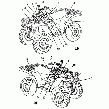 DECALS 4x4 300 W958130 (4930183018A007)