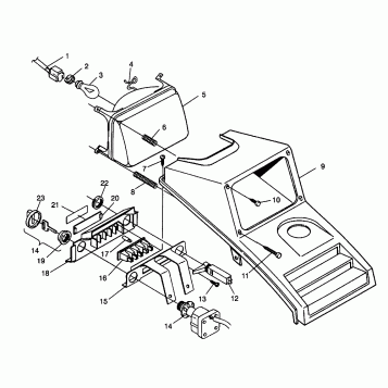HEADLIGHT ASSEMBLY 4x4 300 W958130 (4930183018A014)