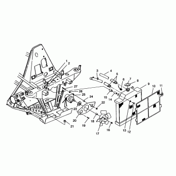 COOLING SYSTEM XPLORER 4X4 W959140 (4930223022A012)