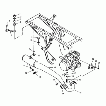 EXHAUST SYSTEM XPLORER 4X4 W959140 (4930223022A013)
