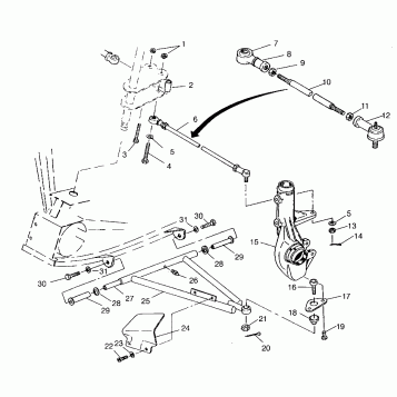 A-ARM/STRUT MOUNTING XPLORER 4X4 W959140 (4930223022B014)