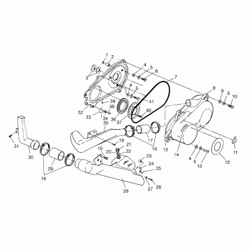 CLUTCH COVER ASSEMBLY XPLORER 4X4 W959140 (4930223022C005)
