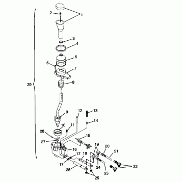 GEAR SELECTOR XPLORER 4X4 W959140 (4930223022C010)