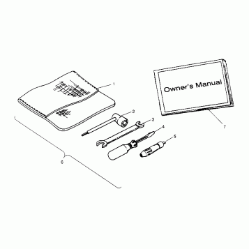 TOOL KIT ASSEMBLY  XPLORER 4X4 W959140 (4930223022C013)