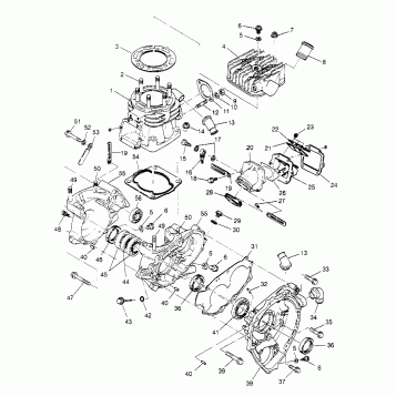 CRANKCASE and CYLINDER XPLORER 4X4 W959140 (4930223022D001)