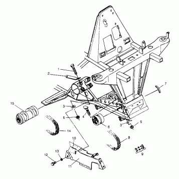FRONT DRIVE ASSEMBLY 6x6 400L - U.S. W958740, SWEDISH S958740 and NORWEGIAN (4930273027B004)