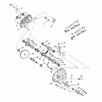 GEAR SELECTOR 6x6 400L, U.S. W958740, SWEDISH S958740 (4930273027D004)
