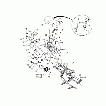 REAR CAB ASSEMBLY Trail Boss W958527 (4930323032A006)