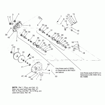 GEARCASE ASSEMBLY Trail Boss W958527 (4930323032C004)