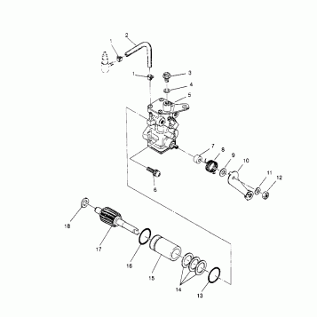 OIL PUMP ASSEMBLY Trail Boss W958527 (4930323032C012)
