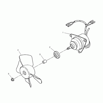 FAN MOTOR Trail Boss W958527 (4930323032C014)