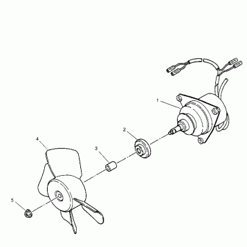 FAN MOTOR Trail Blazer W957221 (4930363036C013)