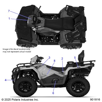 BODY, DECALS, GRAPHIC - A26SJR57AG (901816)