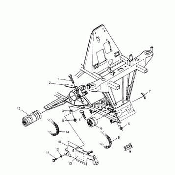 FRONT DRIVE ASSEMBLY Sportsman 4x4 W958040 (4930403040B003)
