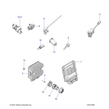 ELECTRICAL, SWITCHES, SENSORS, ECU and CONTROL MODULES - A24SXZ95AR (C0211600)