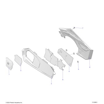 BODY, CLOSE OFF PANEL and ACCESS PANEL - A26SDZ57AB (C102621)