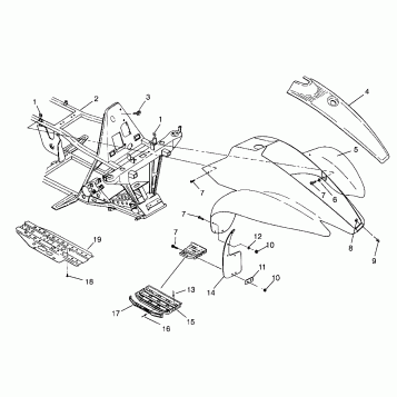 FRONT CAB Scrambler W967840 (4935823582A005)
