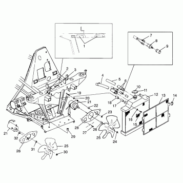 COOLING SYSTEM Scrambler W967840 (4935823582A010)