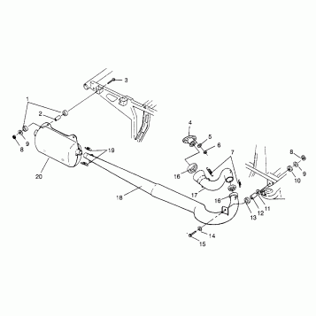 EXHAUST SYSTEM Scrambler W967840 (4935823582A011)
