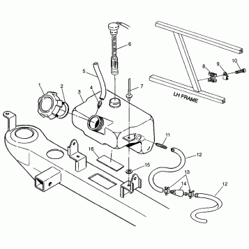 OIL TANK Scrambler W967840 (4935823582A013)