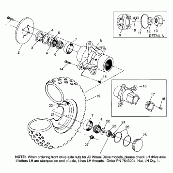 FRONT WHEEL Scrambler W967840 (4935823582B006)