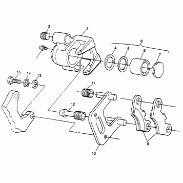 FRONT BRAKE Scrambler W967840 (4935823582B007)