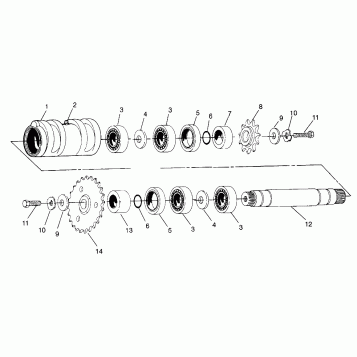 CENTER TIGHTENER Scrambler W967840 (4935823582B013)
