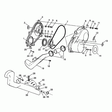 CLUTCH COVER Scrambler W967840 (4935823582C006)