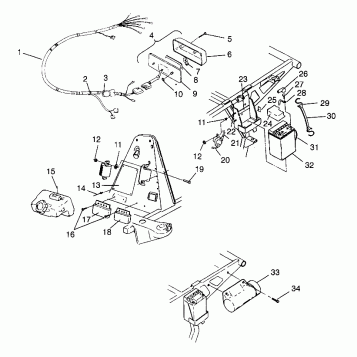 ELECTRICAL/TAILLIGHT Scrambler W967840 (4935823582C007)