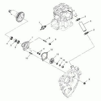 WATER PUMP Scrambler W957840 (4935823582D001)