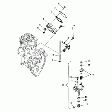 OIL PUMP Scrambler W967840 (4935823582D002)