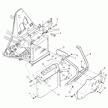 FRONT BUMPER and SHIELDS - W968540 (4935863586A007)