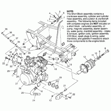 ENGINE MOUNTING (SPORT) - W968540 (4935863586A009)