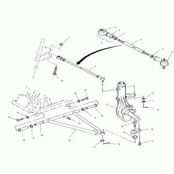 A-ARM/STRUT MOUNTING - W968540 (4935863586B008)