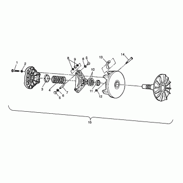 DRIVE CLUTCH - W968540 (4935863586C001)