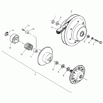 DRIVEN CLUTCH - W968540 (4935863586C002)