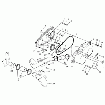 CLUTCH COVER (BLAZER) - W967827 (4935863586C008)